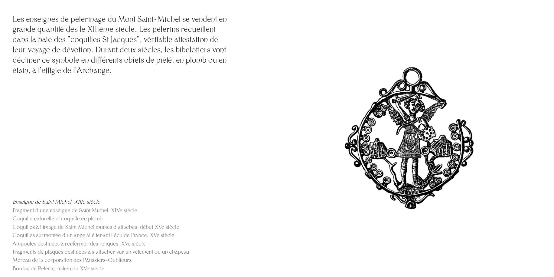 Site web inspiré du livre "Histoire et Légendes du Mont Saint-Michel"